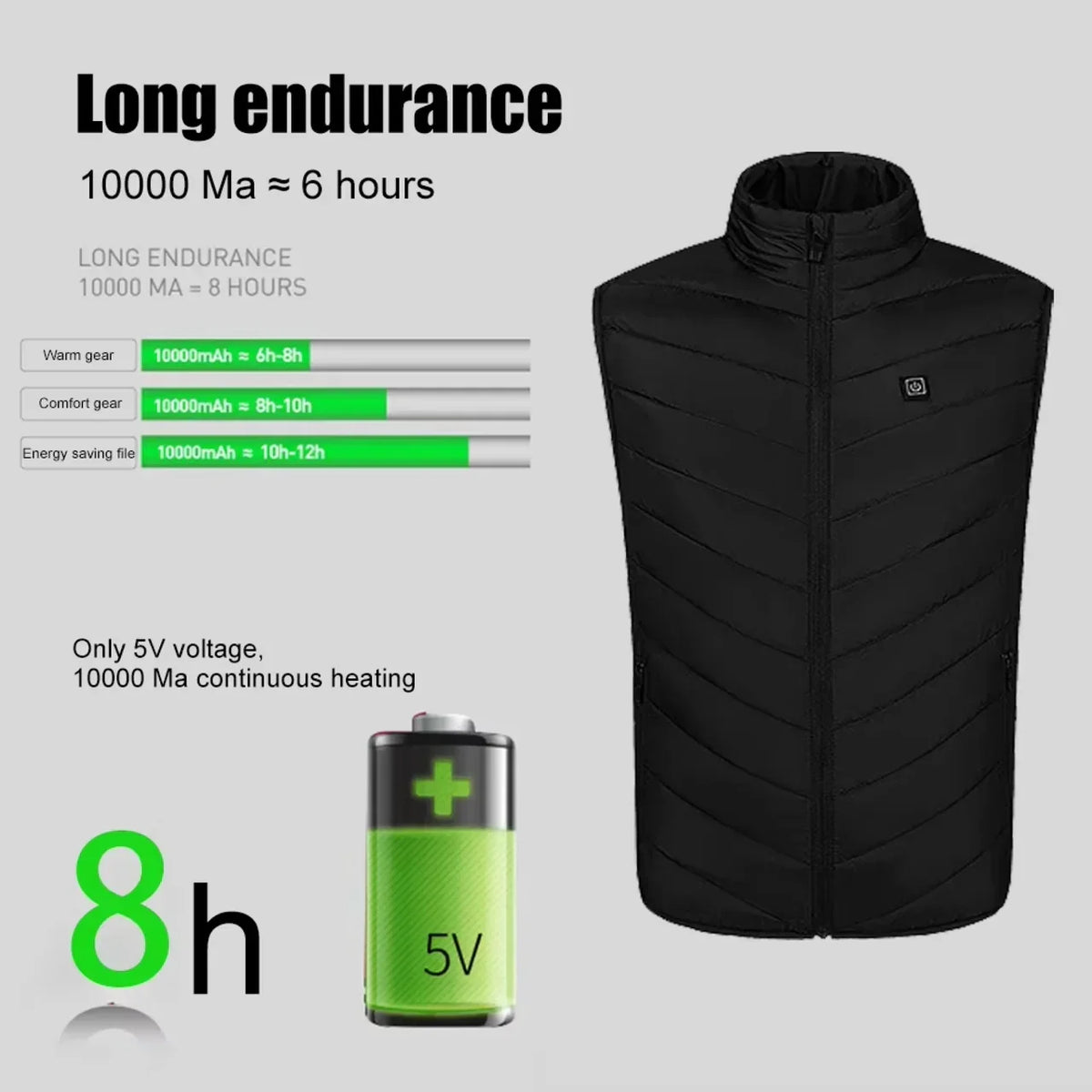 Velaris Heated Vest – Electric Warming Vest for Men & Women | Camouflage & Black | S–6XL