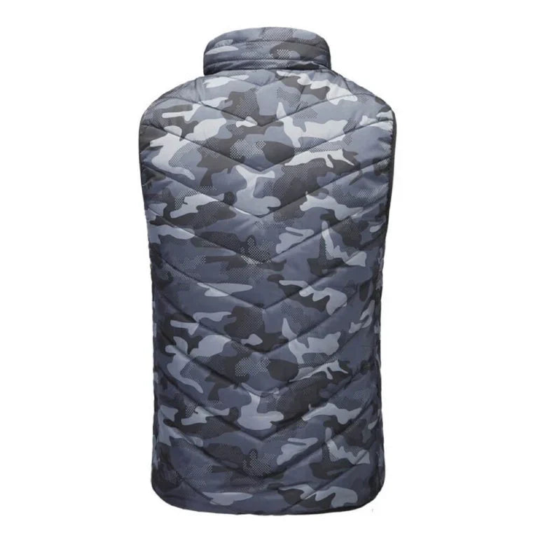 Velaris Heated Vest – Electric Warming Vest for Men & Women | Camouflage & Black | S–6XL