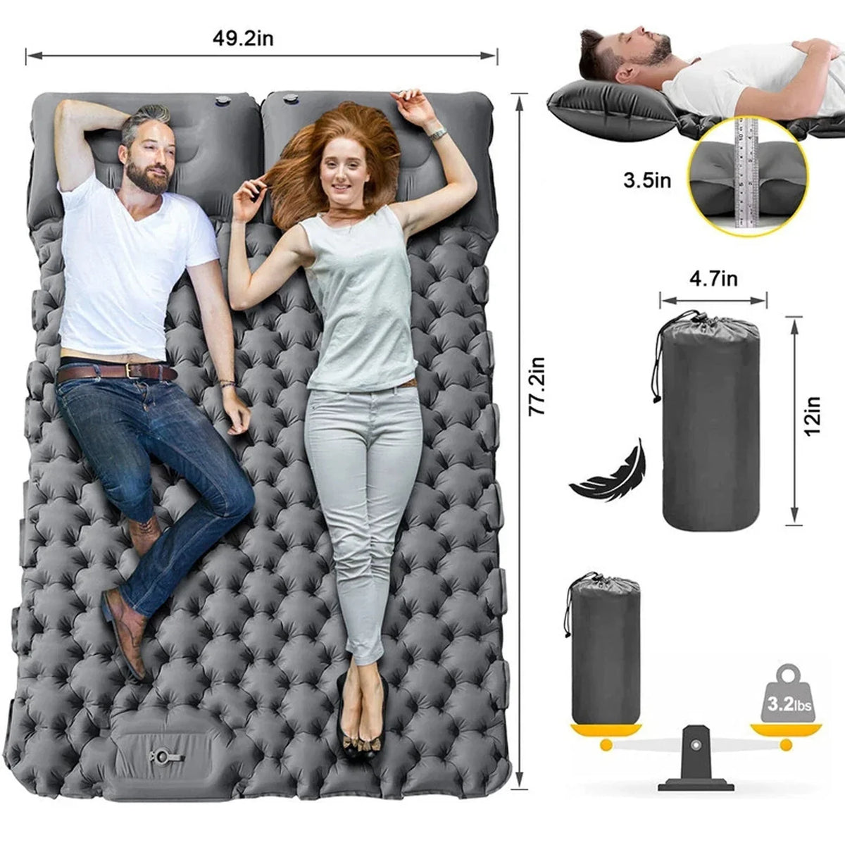 PuffyTrail Air Mattresses For Camping US01