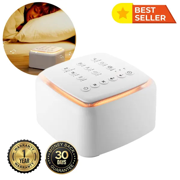 Noirra White Noise Machine – Sleep Sounder, Focus Better, Relax Deeper