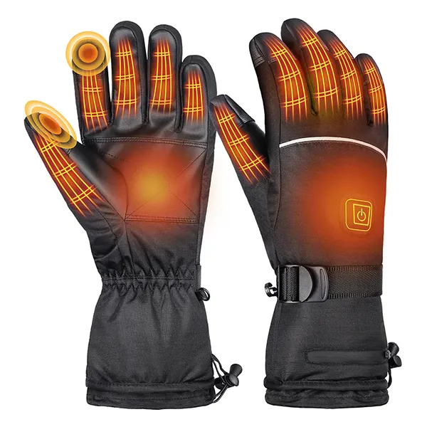 AtsuiGear Heated Motorcycle Gloves – Electric Warming Gloves for Cold Weather Riding | M, L & XL