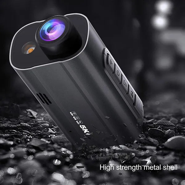 KameJ7 5K Bike Action Camera – Dual Lens, WiFi, Waterproof Sports & Helmet Cam