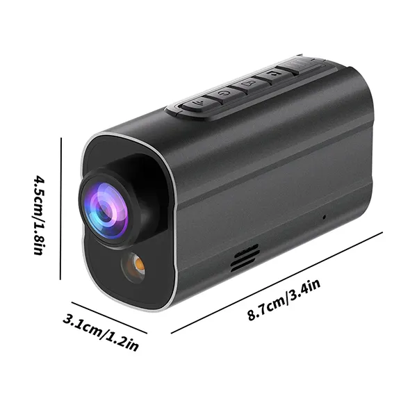 KameJ7 5K Bike Action Camera – Dual Lens, WiFi, Waterproof Sports & Helmet Cam