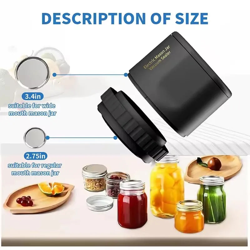 Konijar Mason Jar Vacuum Sealers US02