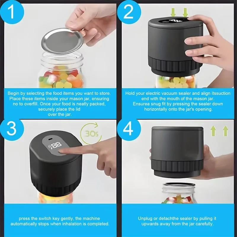 Konijar Mason Jar Vacuum Sealer US-1