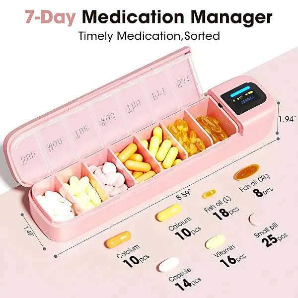 MediBox Pill Dispenser for Elderly US02
