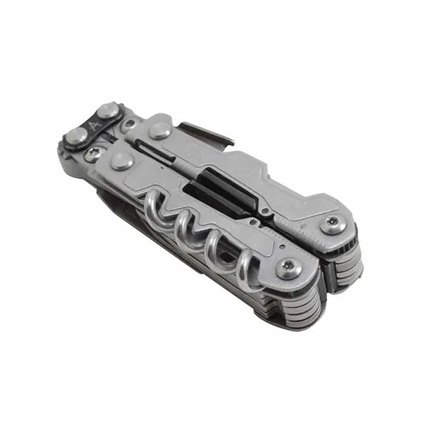 GalaTool PowerLitre 17-in-1 Multi-Tool – Stainless Steel, Stonewash Finish, 4.6oz Compact EDC