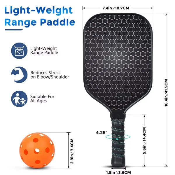 LooLa P3 Pickleball Paddles Intermediate US8