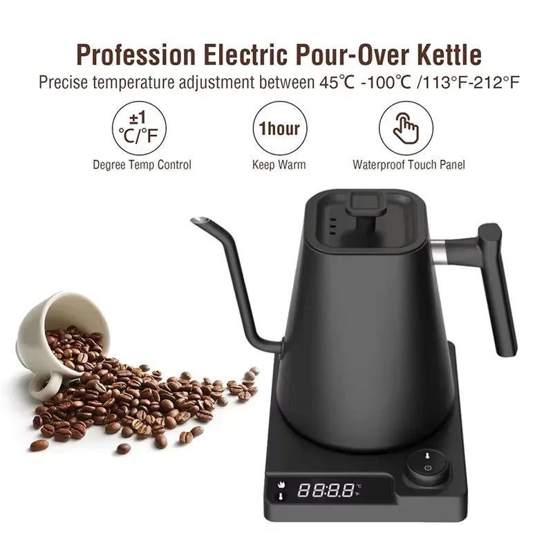 Pouriq Gooseneck Kettle – Precision Pour for Pour-Over Coffee & Tea