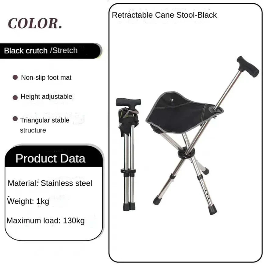 YasuSeat Walking Cane With Seat US