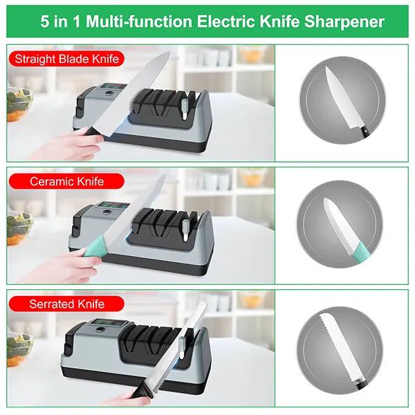 Rolize 5-in-1 Electric Knife Sharpener