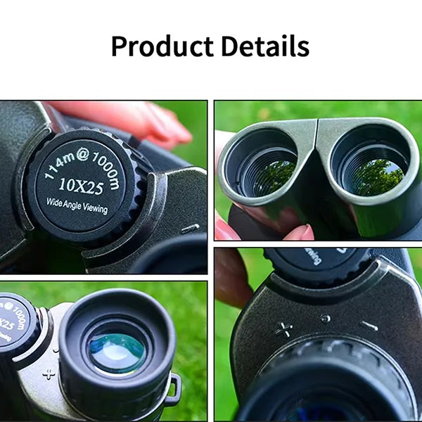 NamiScope Compact Binoculars – Lightweight High-Powered Binoculars for Hiking, Birdwatching & Travel
