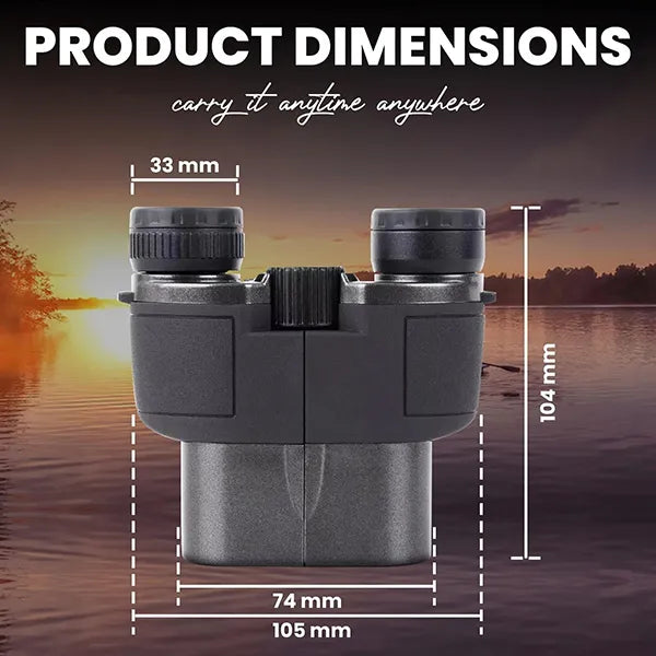 NamiScope Compact Binoculars – Lightweight High-Powered Binoculars for Hiking, Birdwatching & Travel