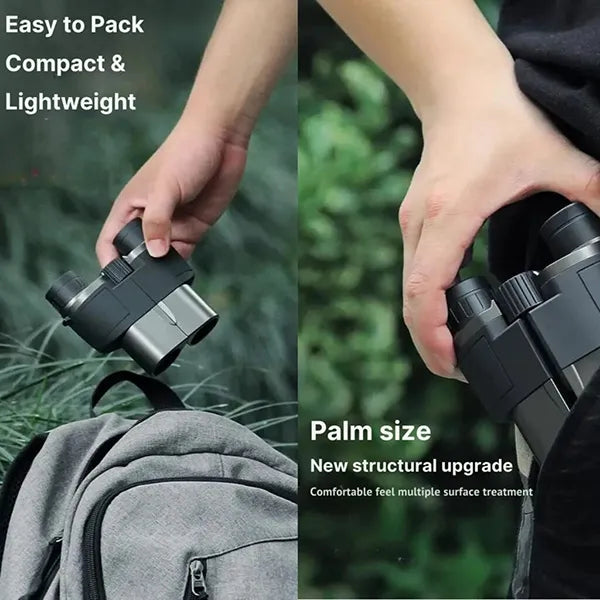 NamiScope Compact Binoculars – Lightweight High-Powered Binoculars for Hiking, Birdwatching & Travel