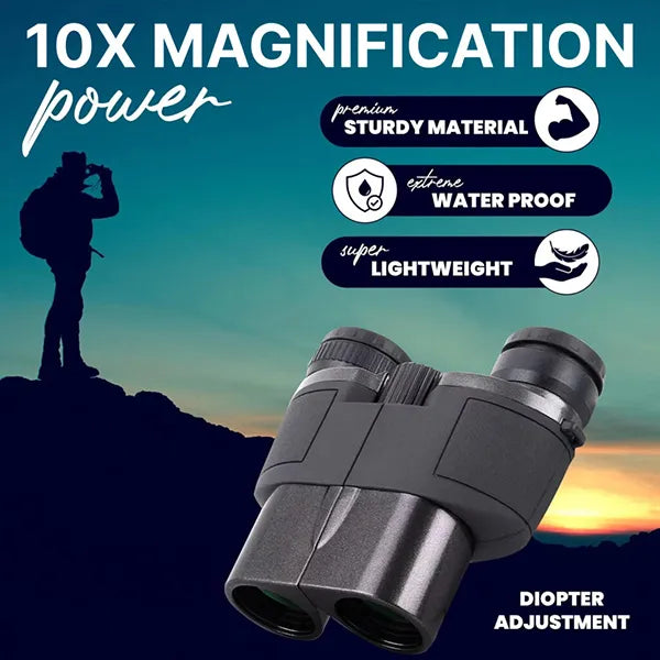 NamiScope Compact Binoculars – Lightweight High-Powered Binoculars for Hiking, Birdwatching & Travel