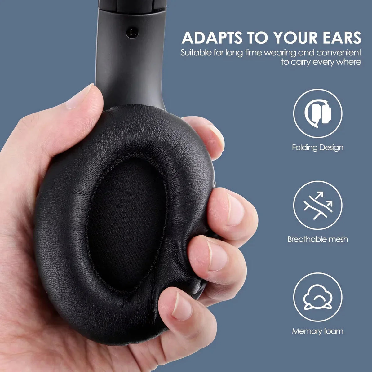 LioBeat Over Ear Noise Cancelling Headphones