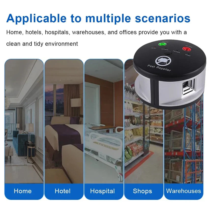 TekiZero Ultrasonic Pest Repeller – Indoor Plug-In Repeller for Mice, Rats, Spiders & Insects