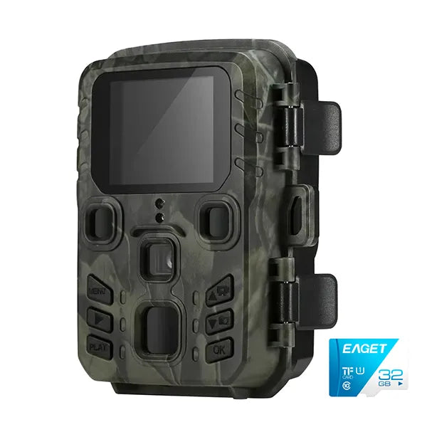 TigerCam Game Trail Camera – 1080P 24MP WiFi, Night Vision, 0.2s Trigger, IP65 Waterproof, 65FT Detection for Wildlife & Hunting