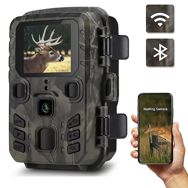 WifSifa WiFi Trail Camera – Wireless Outdoor Wildlife & Security Camera | Without Card or With 32GB Card
